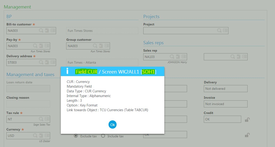 Sage X3 Tips and Tricks How to Add Controls to Fields in Sage X3